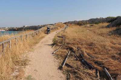 La costa crolla, a Bisceglie chiusa la pista ciclabile. Il Wwf: �Lo avevamo detto�